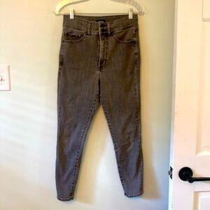 Express Super High Waisted Skinny Ankle Jean